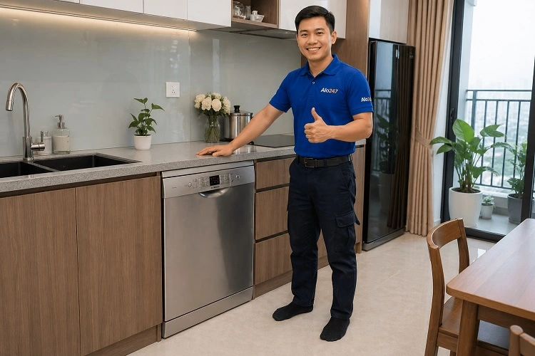 Thợ sửa máy rửa bát Bosch của alo247