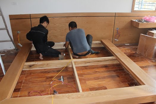 sửa giường gỗ tại nhà