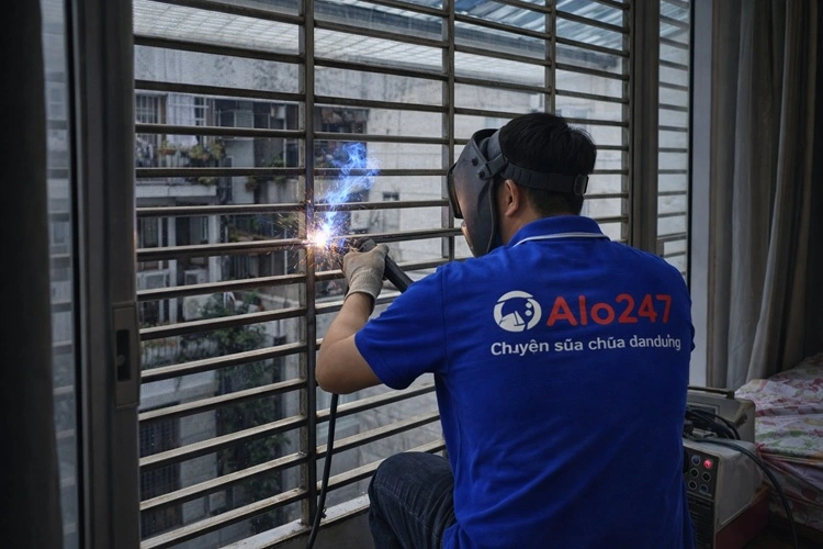 thợ alo247 lắp chuồng cọp nhà phố