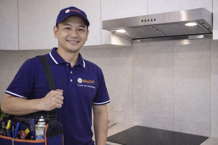thợ sửa máy hút mùi alo247
