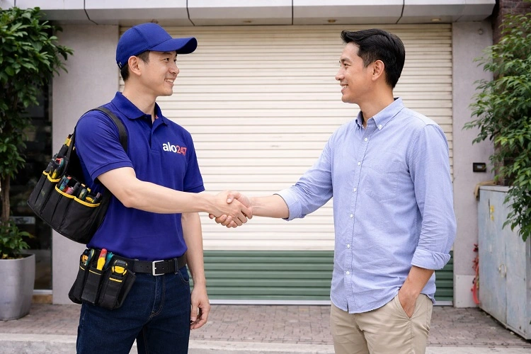 Bàn giao và ký bảo hành