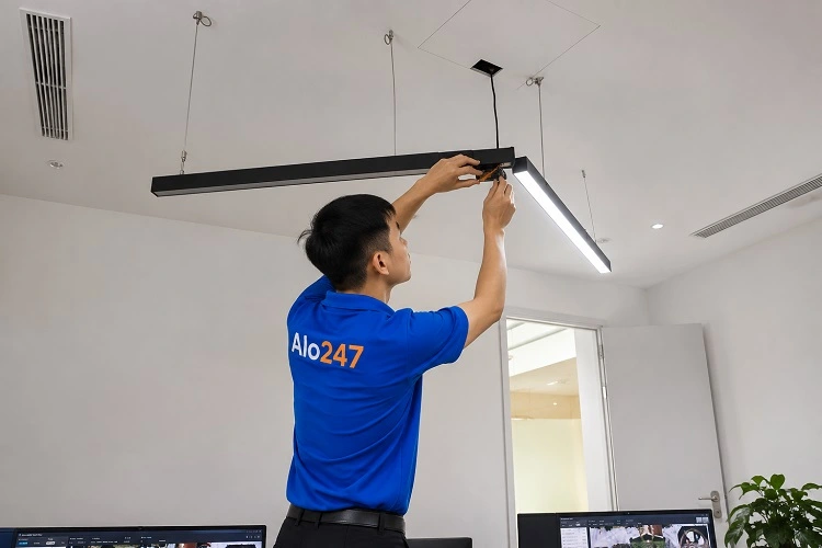 Thợ Alo247 thay bóng đèn tận nơi