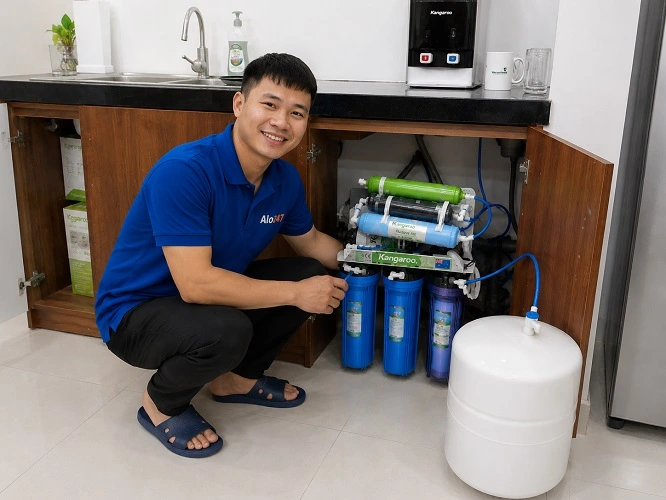 Thợ alo247 Sửa máy lọc nước uy tín tại Long Biên