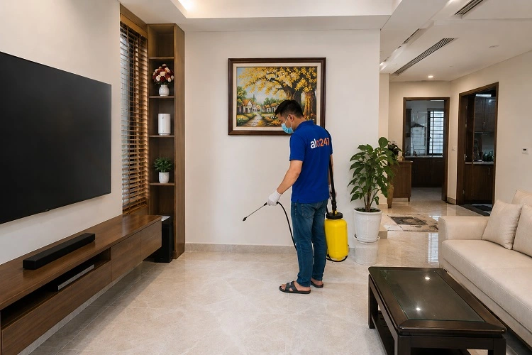Thợ alo247 phun thuốc diệt mối sinh học tại Long Biên