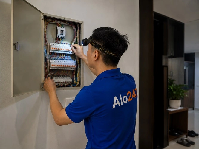 Thợ alo247 sửa điện tại nhà phường Đống Đa