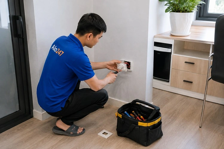 Thợ alo247 sửa điện tại nhà phường Ngọc Hà