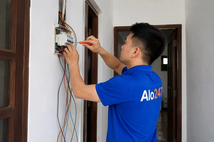 Thợ alo247 sửa điện tại nhà phường Thanh Trì