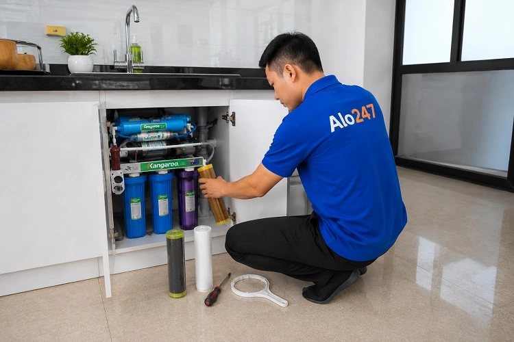 Thợ alo247 sửa máy lọc nước tại Thanh Trì