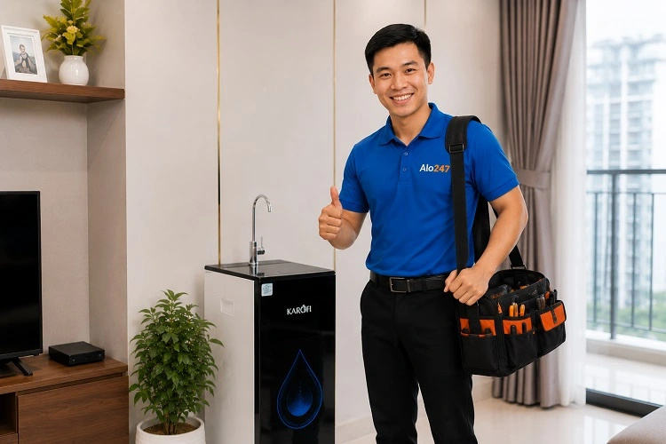 Thợ alo247 sửa máy lọc nước uy tín tại Hai Bà Trưng