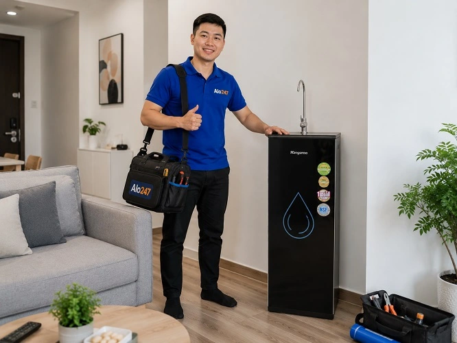 Thợ alo247 sửa máy lọc nước uy tín tại Thanh Trì