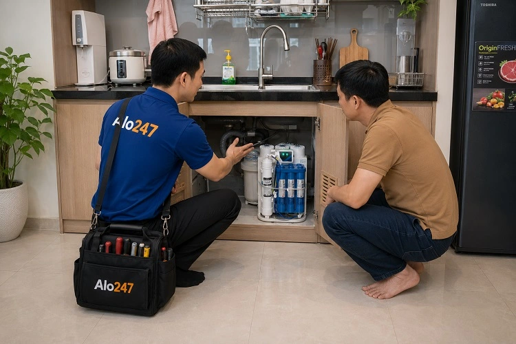 Thợ alo247 tư vấn phương án sửa chữa máy lọc nước tại Hai Bà Trưng