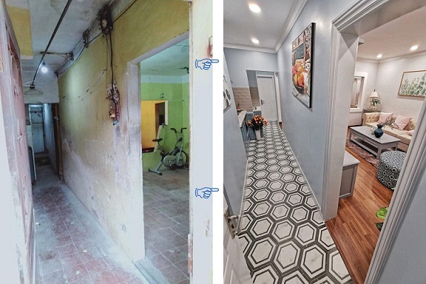 cải tạo nhà tập thể ở giảng võ