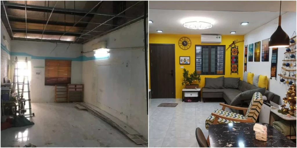 cải tạo nhà tập thể ở kim liên