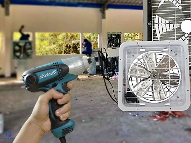 lắp đặt quạt thông gió