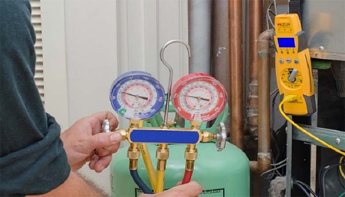 Cách kiểm tra gas máy lạnh bằng đồng hồ