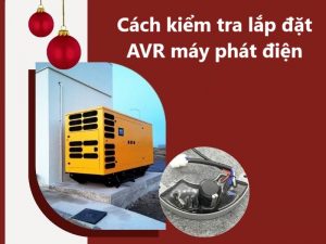 Cách kiểm tra lắp đặt AVR máy phát điện