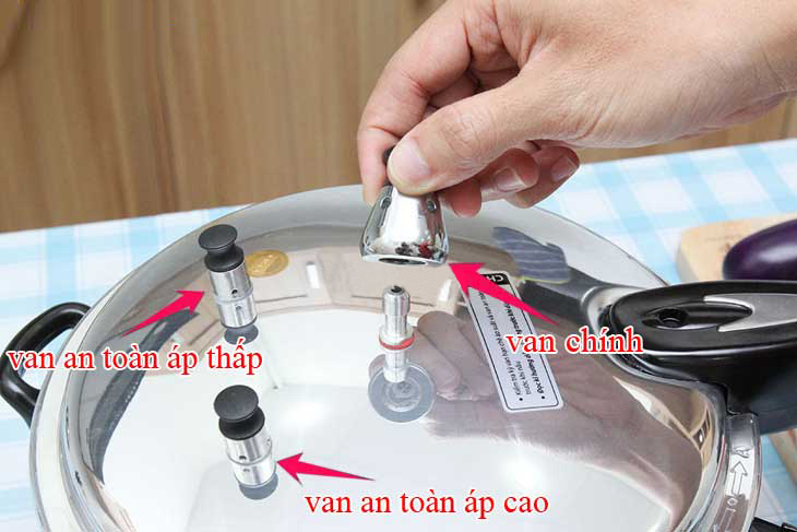 Cách lắp chỉnh van nồi áp suất