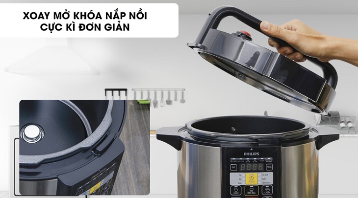 Cách sử dụng nồi áp suất điện Philip