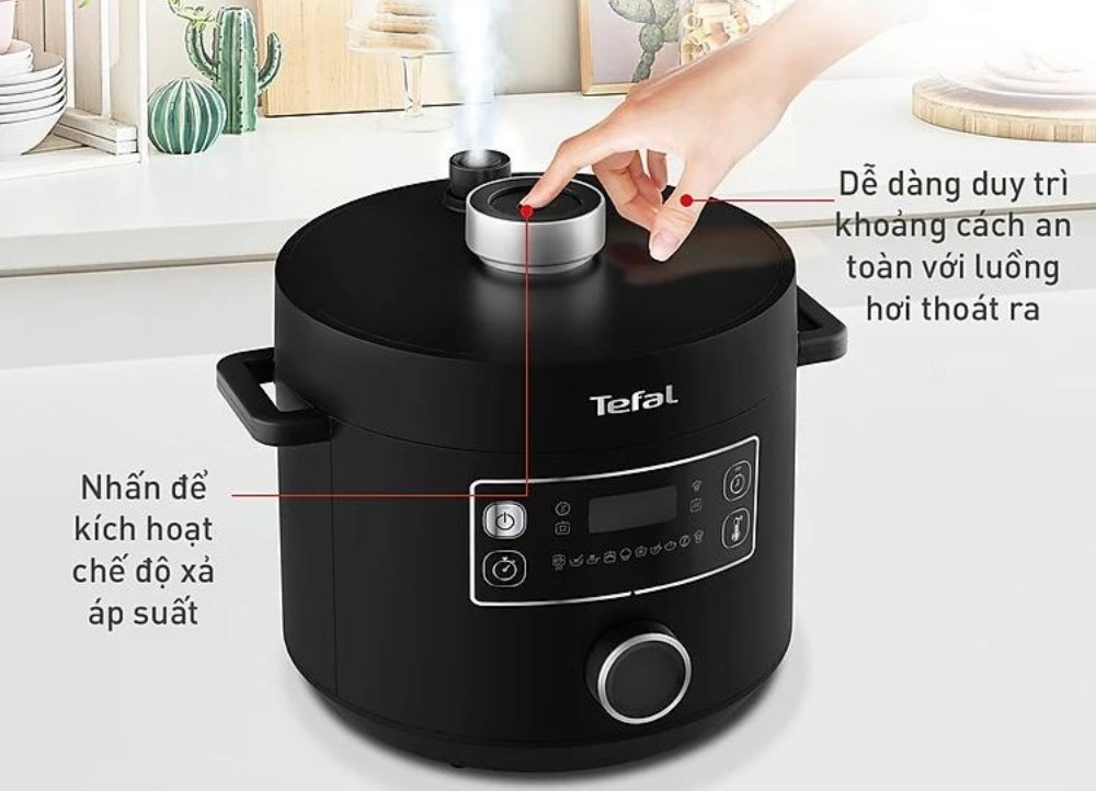 Cách sử dụng nồi áp suất điện Tefal