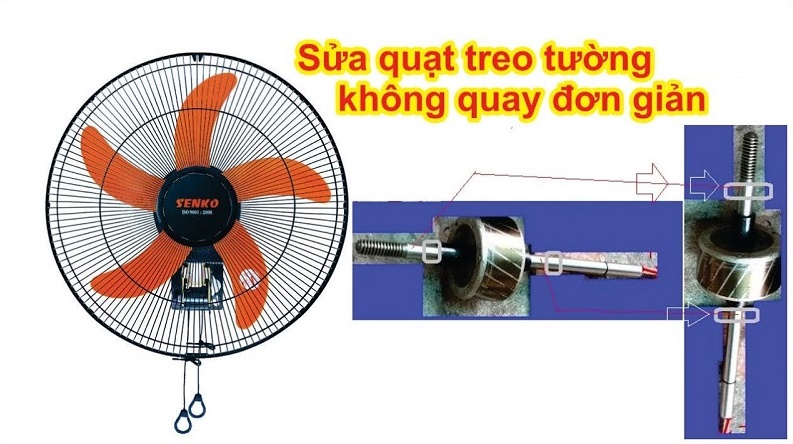 Cách sửa lỗi quạt không xoay được tại nhà