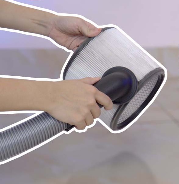 Lõi lọc máy hút bụi có rửa được không và cách vệ sinh làm sạch