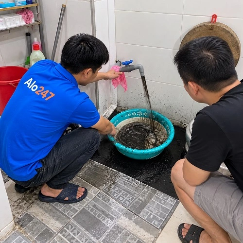 Dịch vụ vệ sinh sục rửa đường ống nước sinh hoạt của Alo247