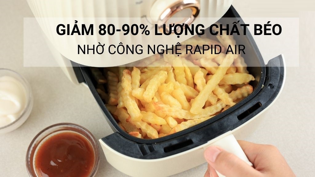 Dùng nồi chiên không dầu có tốt cho sức khỏe không