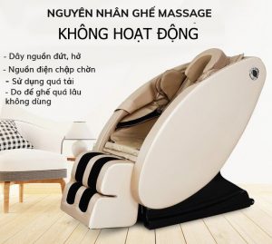 Ghế massage không hoạt động nguyên nhân do đâu