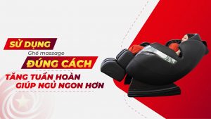 Hướng dẫn sử dụng ghế massage đúng cách