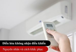 Làm gì khi điều hoà không nhận điều khiển