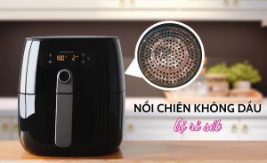 Nguyên nhân cách xử lí khi nồi chiên không dầu bị rỉ sét