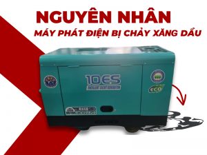 Nguyên nhân nào khiến máy phát điện bị chảy xăng dầu