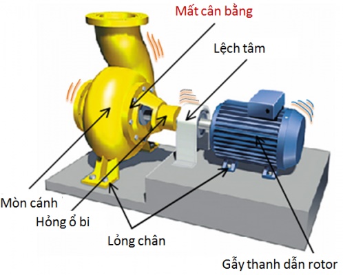 Nguyên nhân tại sao máy bơm bị rung lắc khi sử dụng