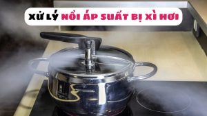 Nồi áp suất điện bị xì hơi liên tục là do đâu