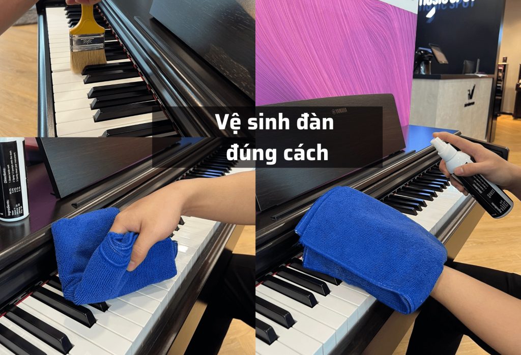 Quy trình vệ sinh bảo dưỡng đàn piano điện đúng chuẩn