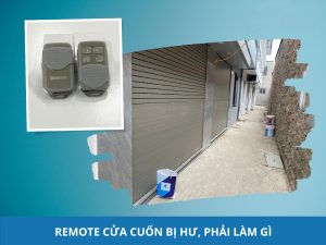 Remote cửa cuốn bị hư phải làm sao