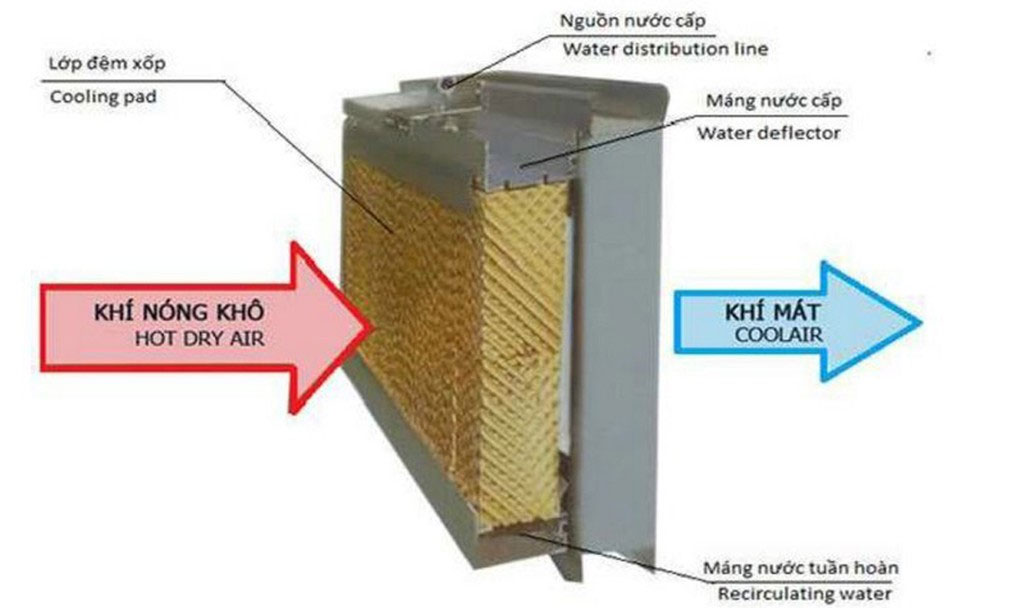 Tác dụng của bơm nước trong quạt điều hòa