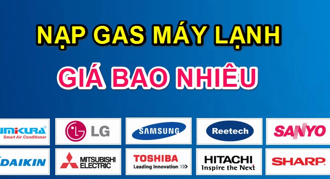 Thay gas máy lạnh giá bao nhiêu