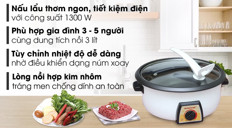 Tổng quan về nồi lẩu điện