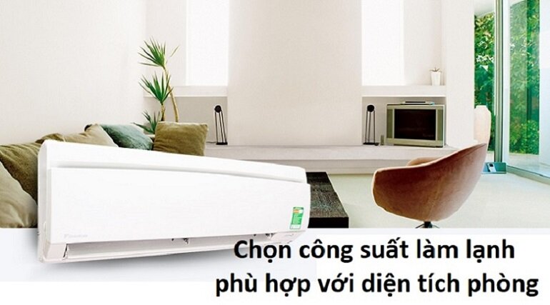 Vì sao nên chọn công suất máy lạnh phù hợp với diện tích phòng