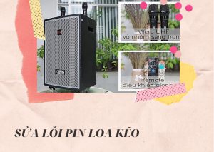 Cách sửa một số lỗi hay gặp ở pin loa kéo