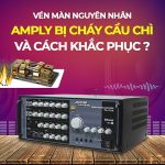 Cách xử lý khi amply bị cháy