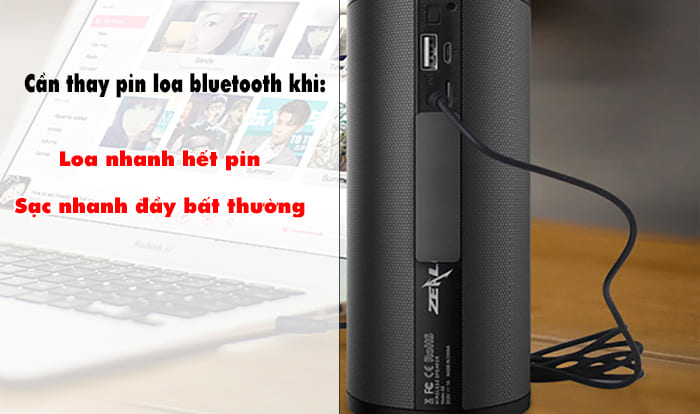 Dấu hiệu loa Bluetooth cần thay pin