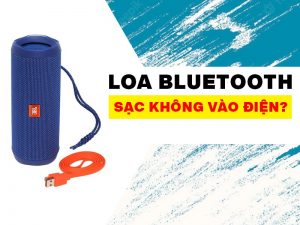 Nguyên nhân sạc loa Bluetooth không vào điện