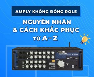 Rơ le amply không đóng nguyên nhân do đâu