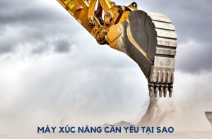 Tại sao máy xúc không nâng cần được