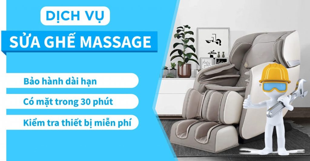 Dịch vụ sửa ghế massage tại nhà