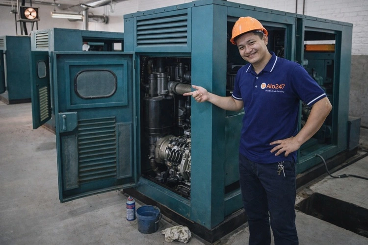 thợ sửa máy nén khí alo247
