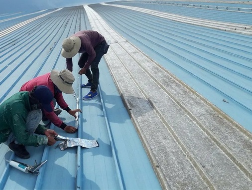 chống thấm mái tôn nhà xưởng
