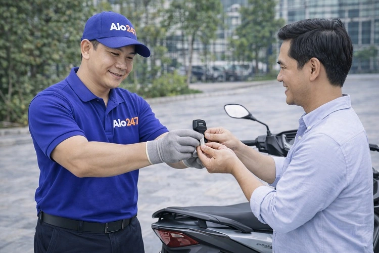 Thợ alo247 bàn giao chìa khoá